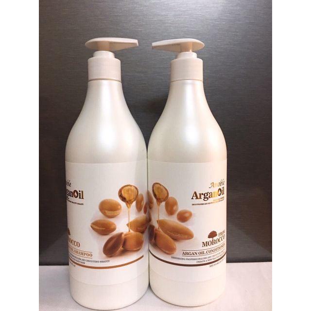 [Chính hãng] Cặp Dầu Gội Xả Anoble Argan Oil 800mlx2
