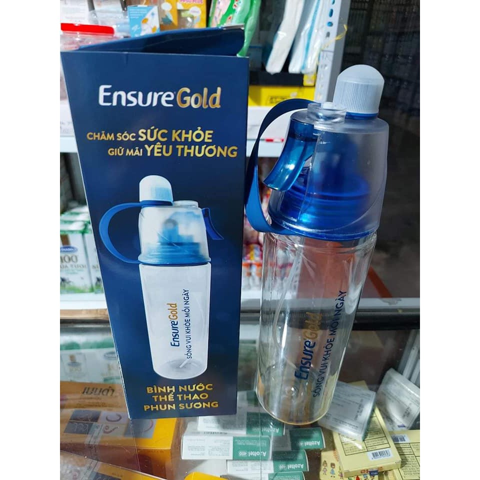 Bình đựng nước thể thao phun sương- hkm ensure
