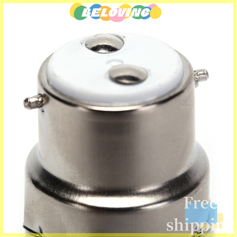 Beloving Flash Sale B22 to E14 Light Bulb Lamp Socket Base Extender Converter Adapter Holder