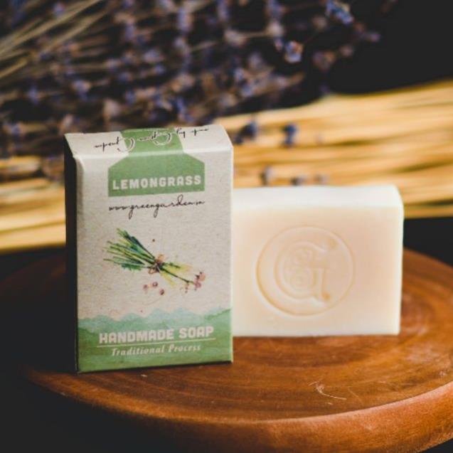 Xà phòng sả chanh green garden- green garden lemongrass handmade soap