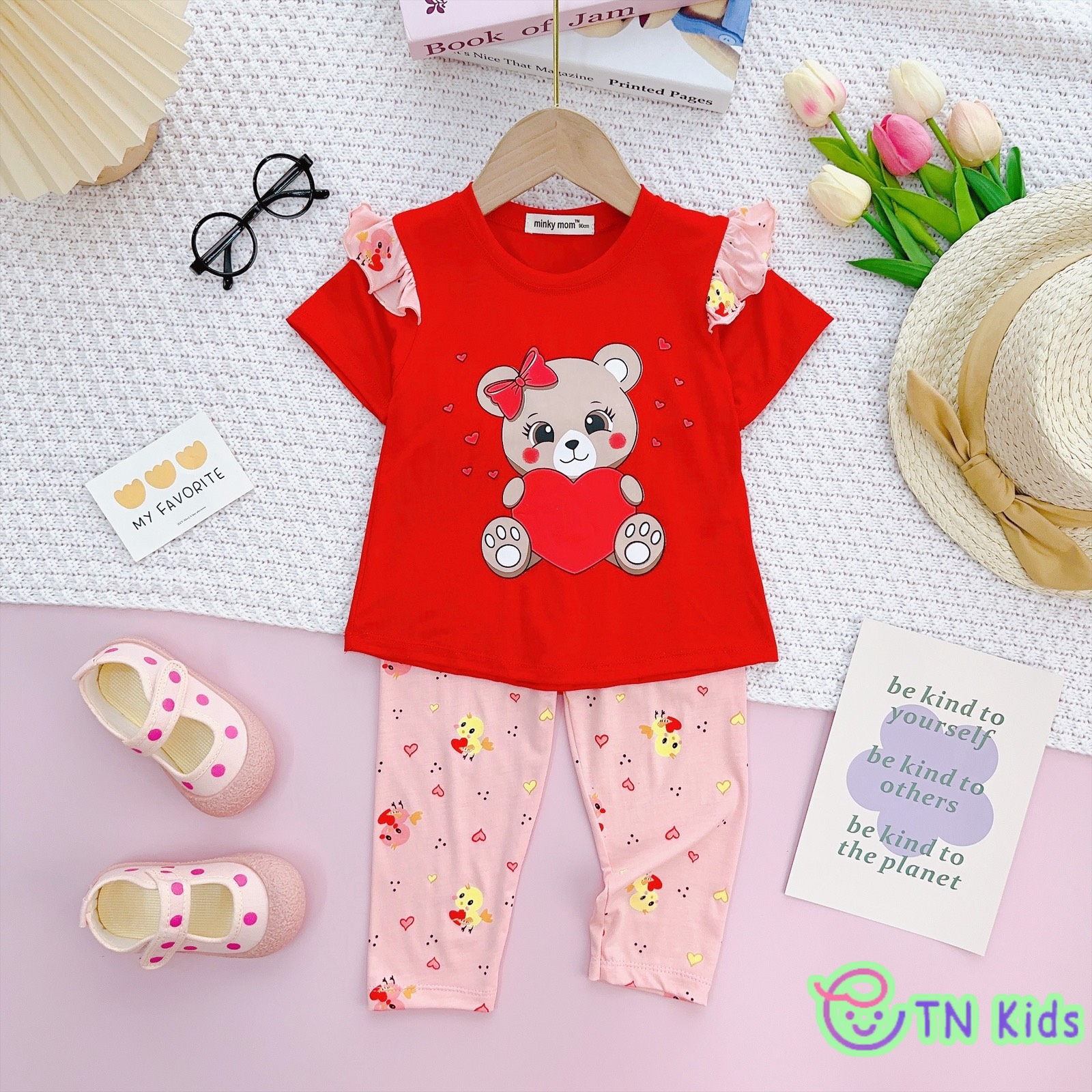 SET THUN LẠNH DÀI TAY CỘC VIỀN BÈO ĐỘC ĐÁO CHO BÉ (8-19KG)