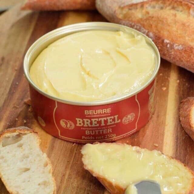 Date 12/25  Bơ Bretel Pháp / Bơ đồng tiền Pháp  250gr / Bretel Butter