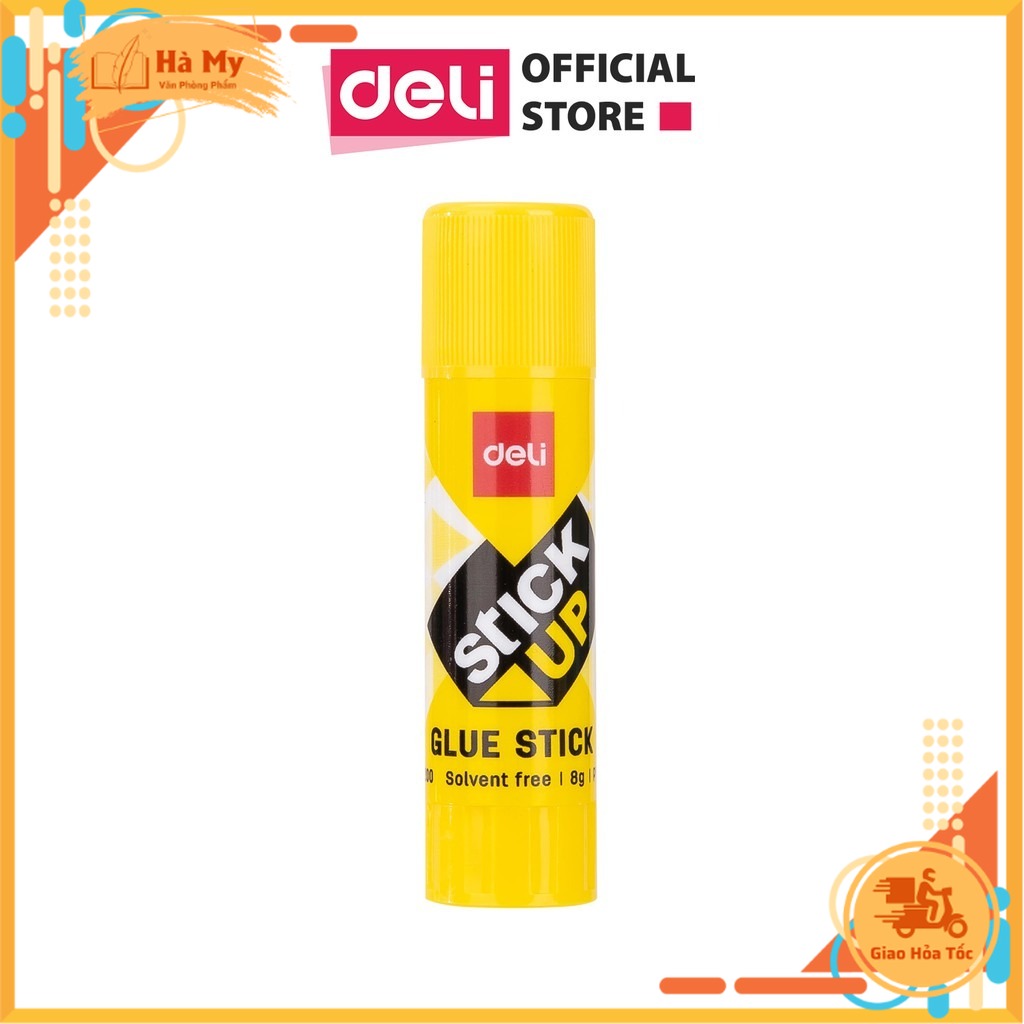 Combo 5 Lọ Hồ Khô Dạng Thỏi Deli 8g A20010 - Hiệu Quả Bám Dính Mạnh, Ít Mùi, Khô Nhanh Khi Sử Dụng