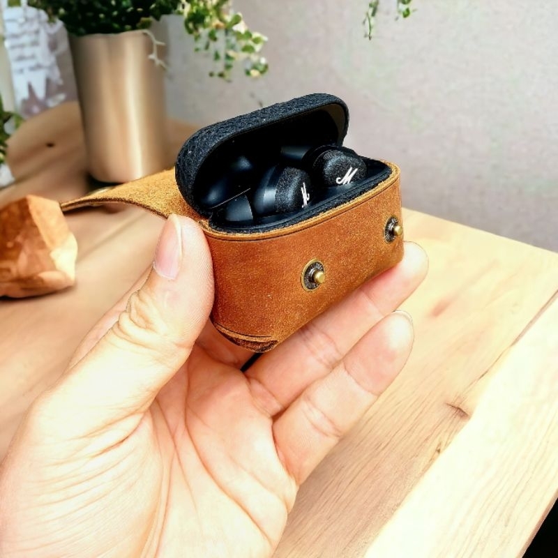 BAO DA MARSHALL MOTIF II  A.N.C TỐI GIẢN (DA THẬT) HANDMADE