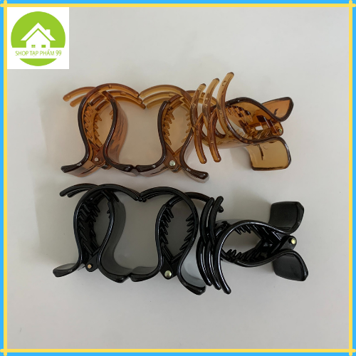 Kẹp tóc càng cua 5 răng mix màu, phụ kiện