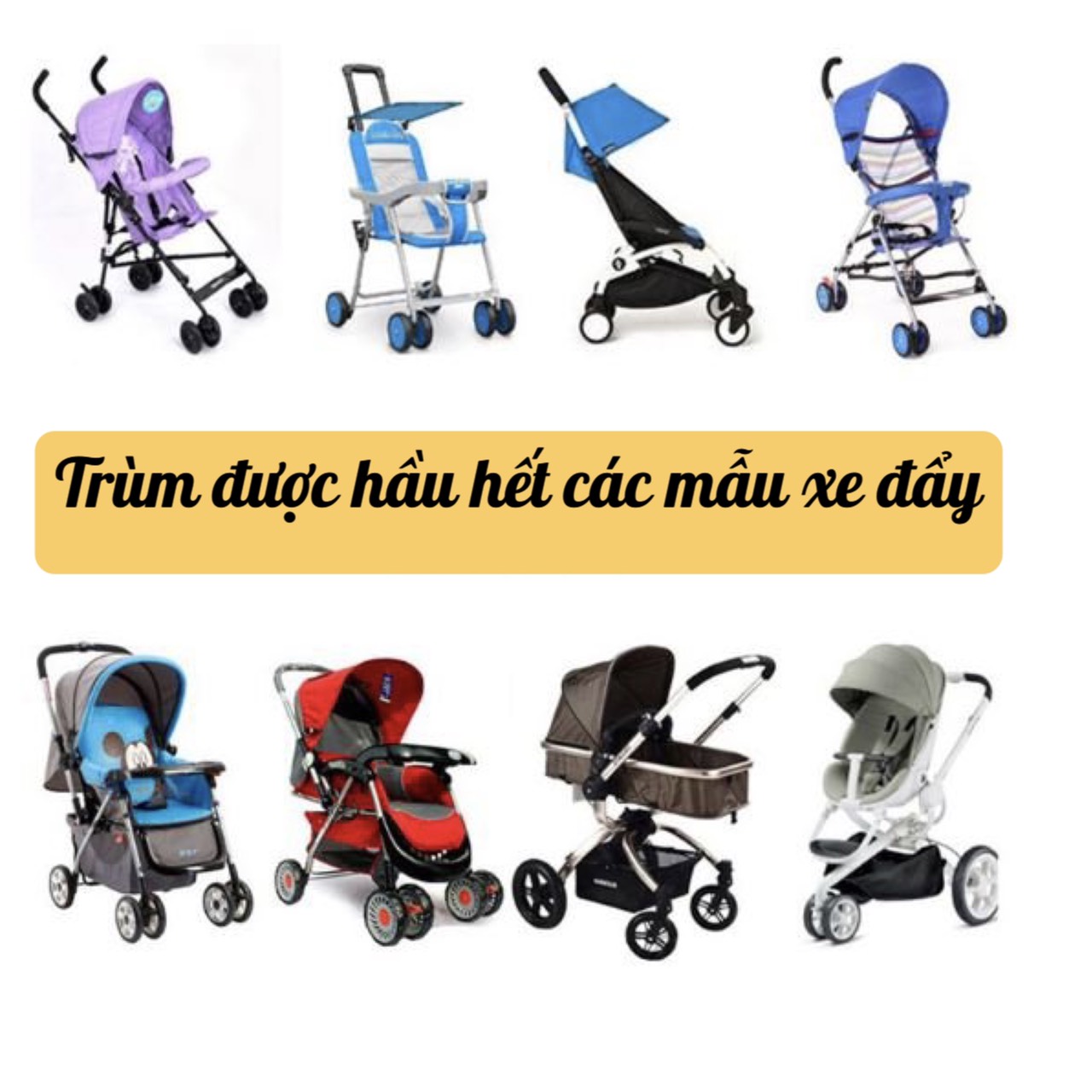 Màn che muỗi trùm xe đẩy cho bé