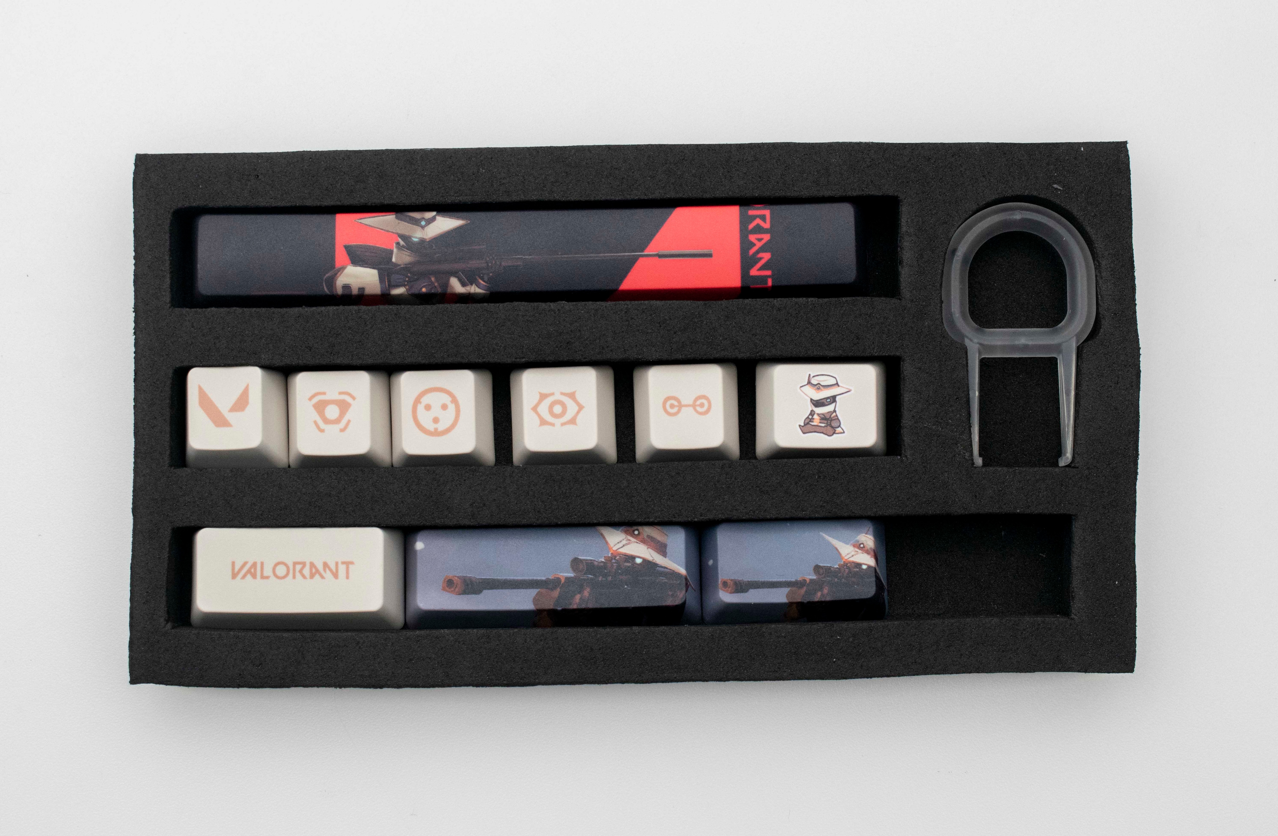 Valorant keycaps cypher keycaps OEM Profile 10keys PBT dye sub keycaps