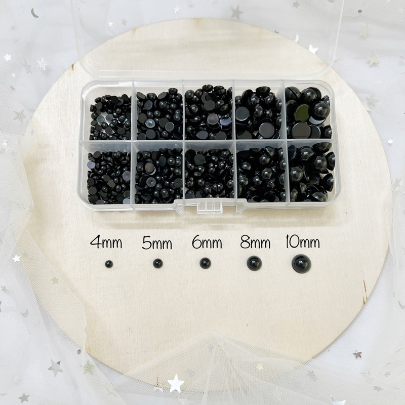 Hộp mắt thú dán nhiều size tiện dụng (hộp 760 cái)
