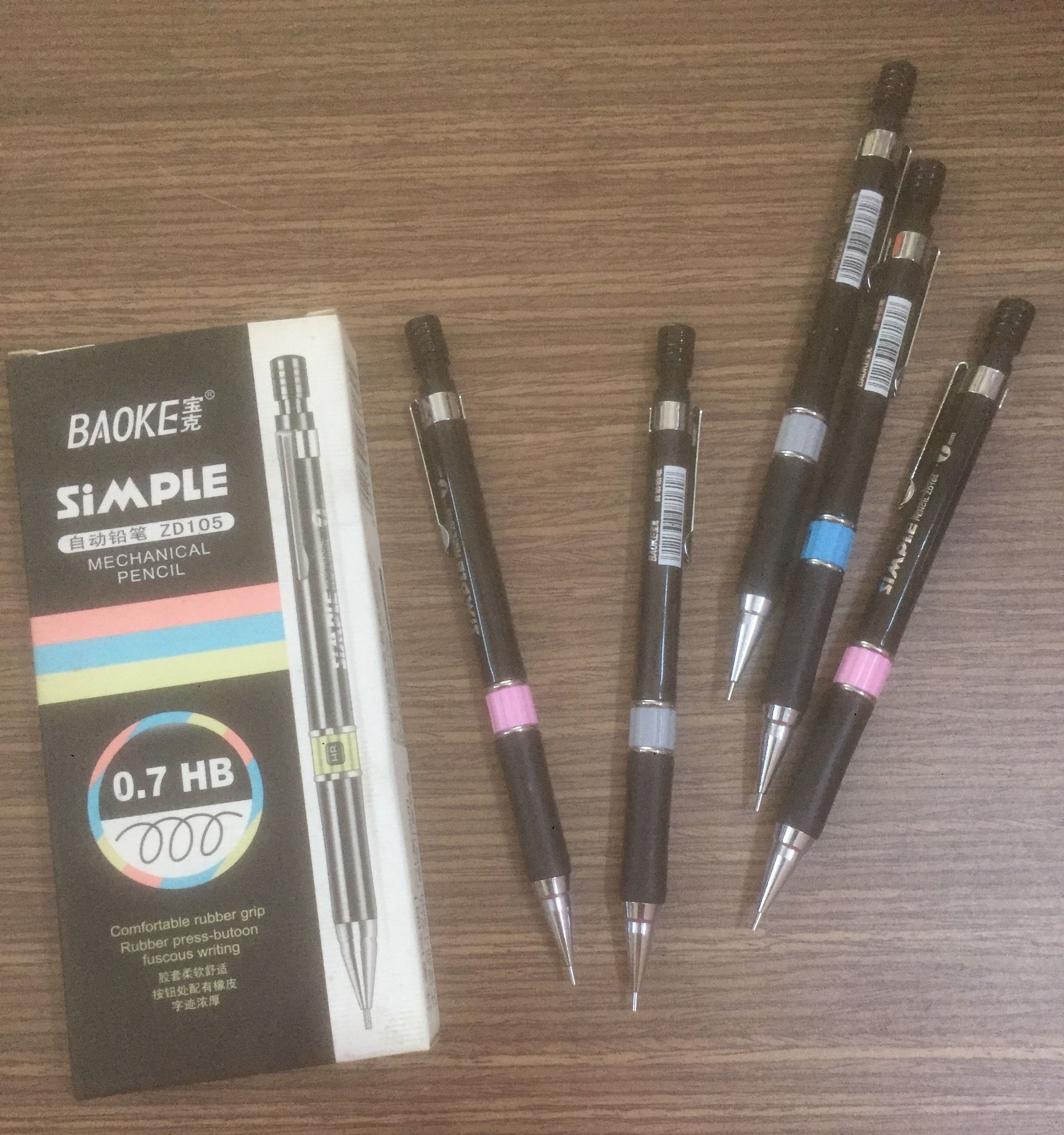 Bút chì bấm HB BaoKe ZD105 0.7mm
