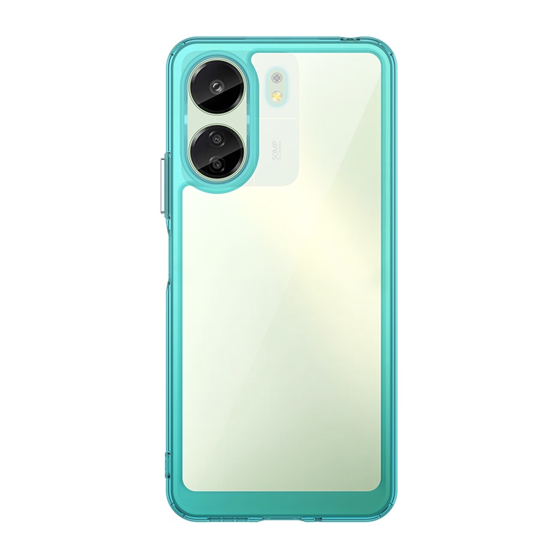 For Xiaomi Redmi 13C Case Luxury Silicone Clear Bumper Shell Shockproof Phone Case Redmi 13C Cover