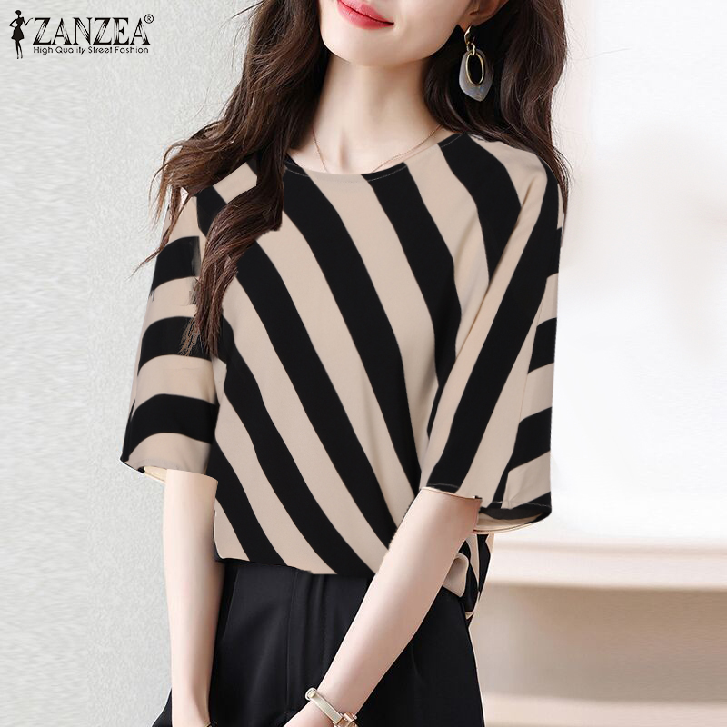 %E3%80%90Customer%20favorite%E3%80%91%20ZANZEA%20Korean%20Style%20Women's%20Blouse%20Summer%20Elegant%20Casual%20Batwing%20Sleeve%20Round%20Neck%20Stripe%20Top%20Pullover%20-%20Image%206