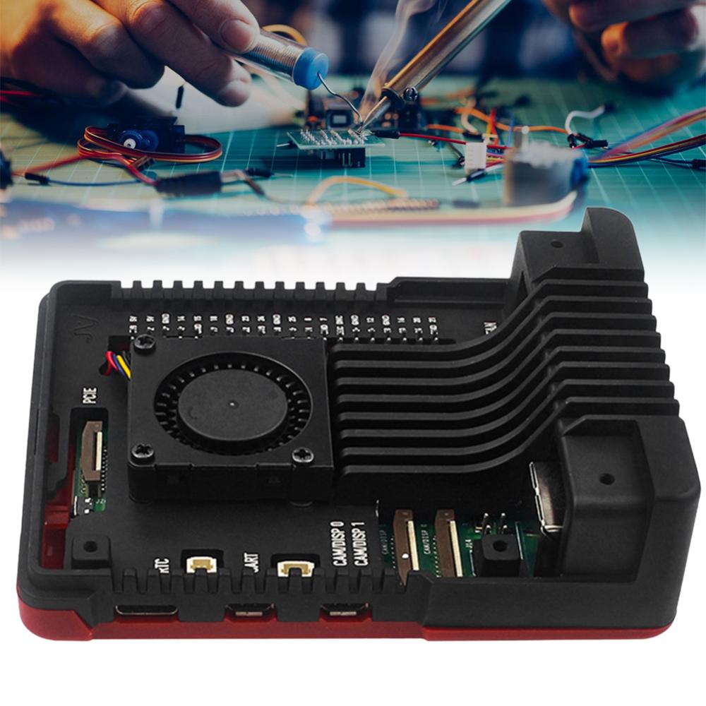 Argon NEO 5 Case Aluminum Case with PWM Cooling Fan Armor Case Protective Case Suitable for Raspberry Pi 5