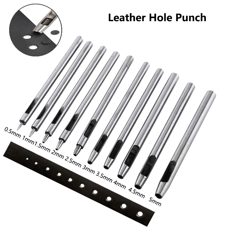 Dụng cụ da đục lỗ mới Quy trình đục lỗ Bộ đai đục lỗ rỗng