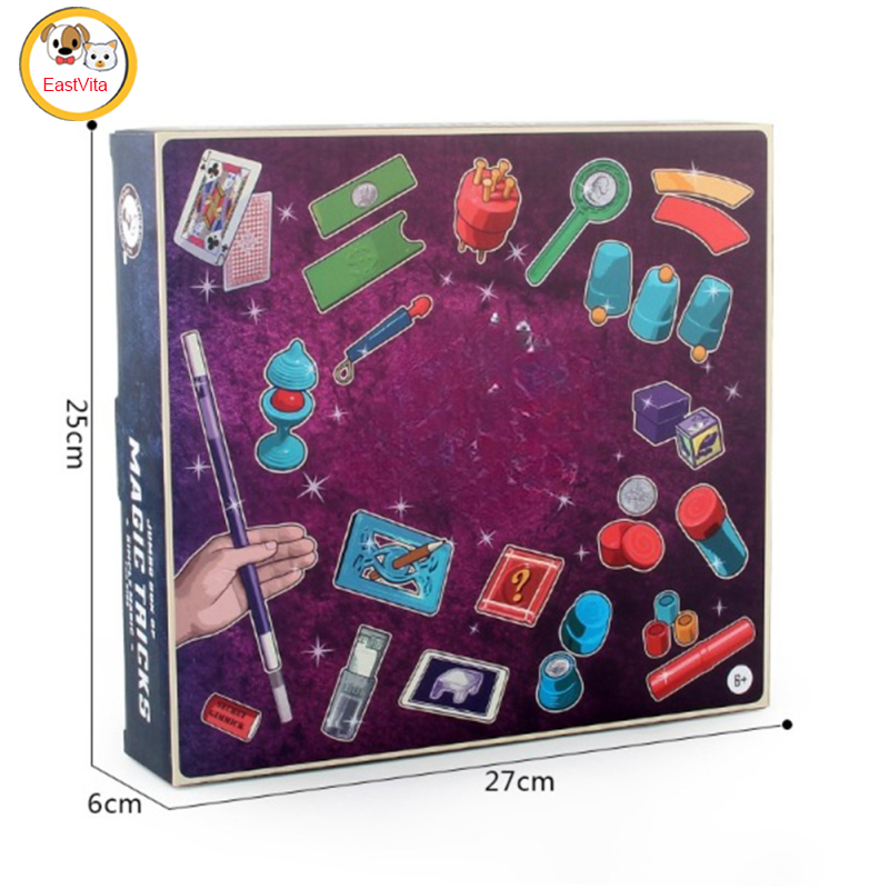 Magic Props Set For Children Close-range Stage Magic Performing Props Tricks Toys Kit For Birthday Gifts