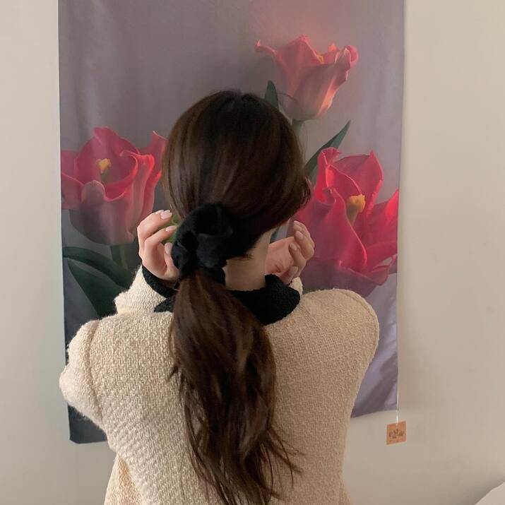 Cột tóc Linen Hairband Hàn Quốc