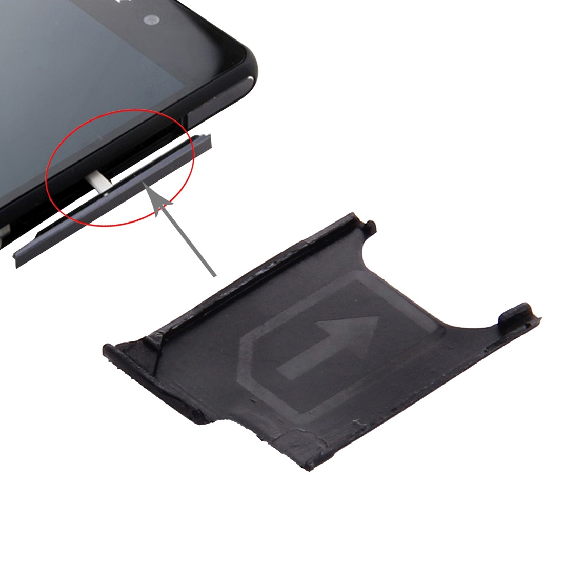 Khay đựng thẻ Micro Sim cho Sony Xperia Z2/L50W (zshs)