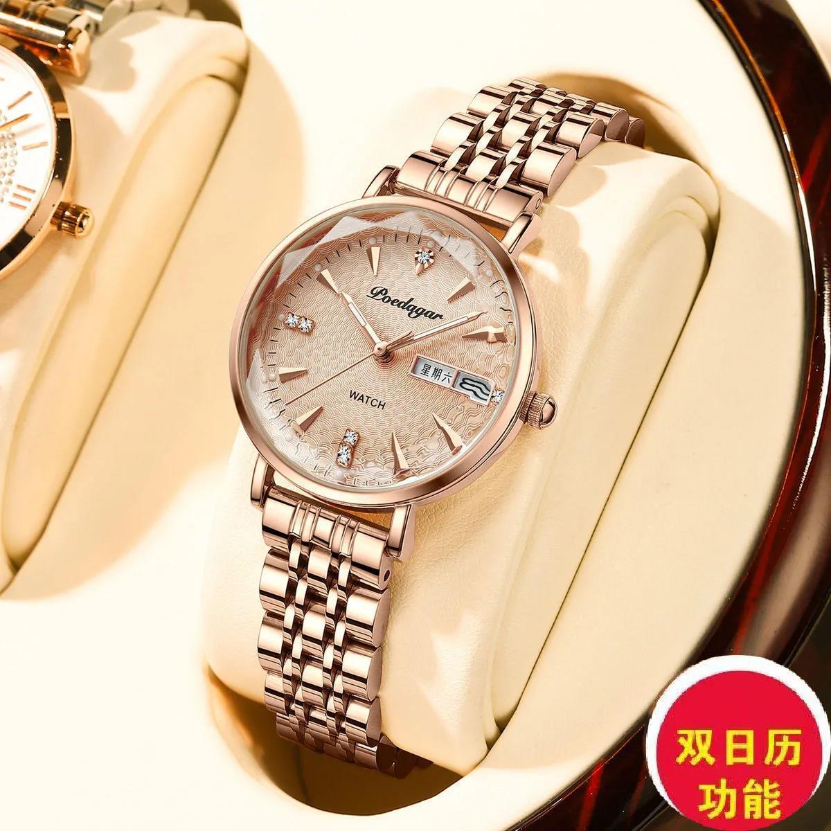 Bodega%20New%20Waterproof%20Calendar%20Women's%20Watch%20Female%20Student%20Steel%20Band%20Korean%20Tiktok%20-%20Image%202