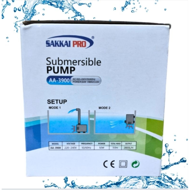 Pompa kolam aquarium SAKKAI PRO AA 3900