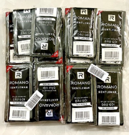14 gói Dầu gội dầu Romano 5g/gói