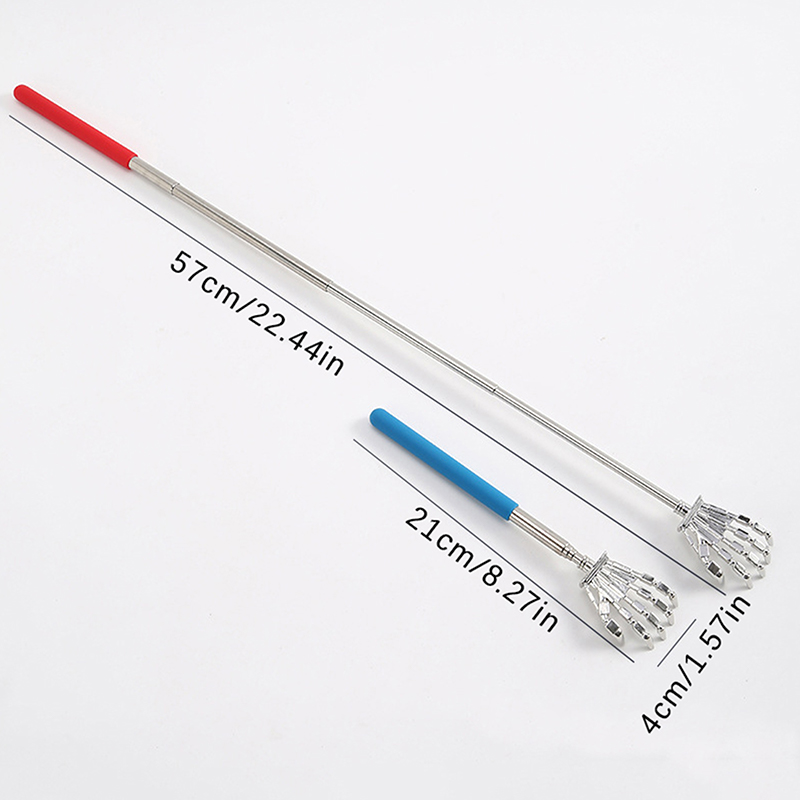 Stainless Steel Back Scratcher Telescopic Machine Hand Metal Back Itch ...