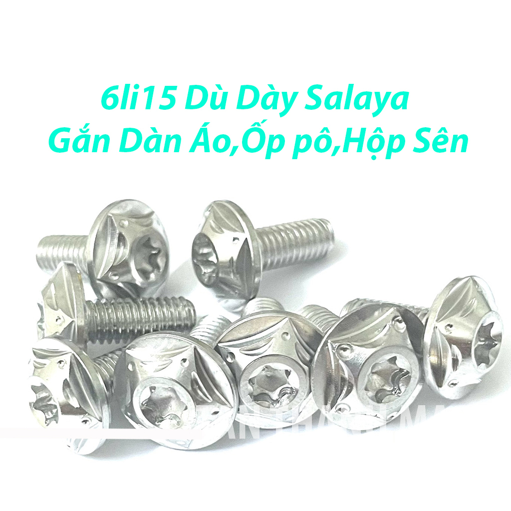 Ốc Salaya Dù 6li15 Ốp Pô, Dàn Áo, Dè..-PTTT