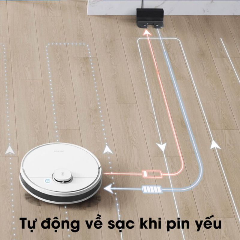 Robot Hút Bụi Lau Nhà Ecovacs Deebot N8