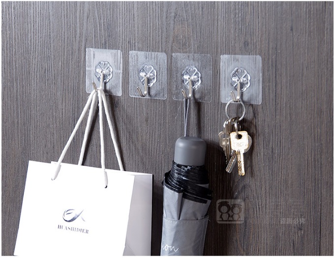 10 Chiếc Chiếc Móc Dán Tường Chịu Lực, Siêu Dính