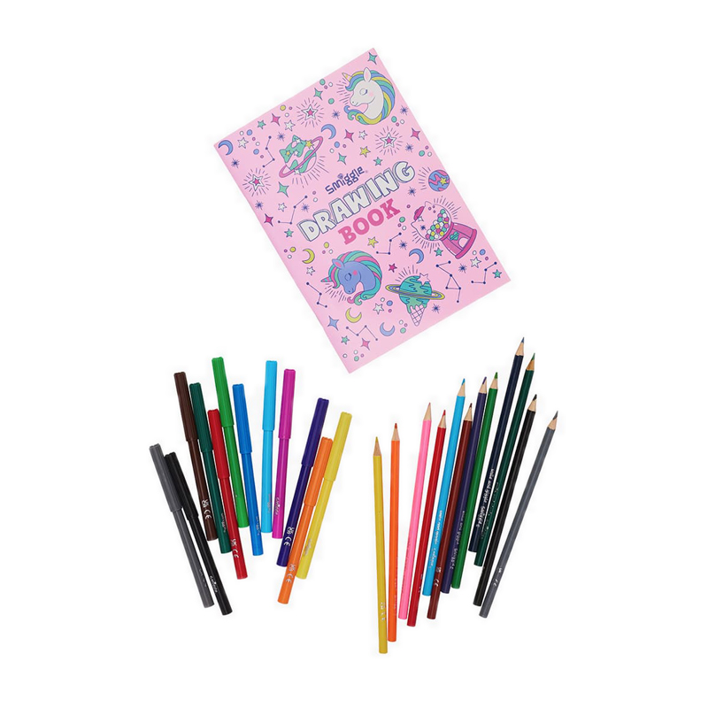 Bộ Bút Màu Smiggle Draw Anywhere - IGL482227PNK