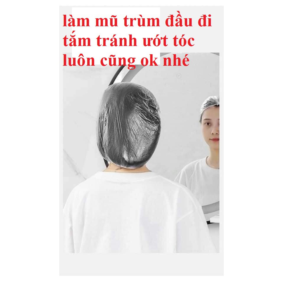 Set 100 Chiếc Màng Bọc Thực Phẩm Co Giãn Siêu Dai Có Chun