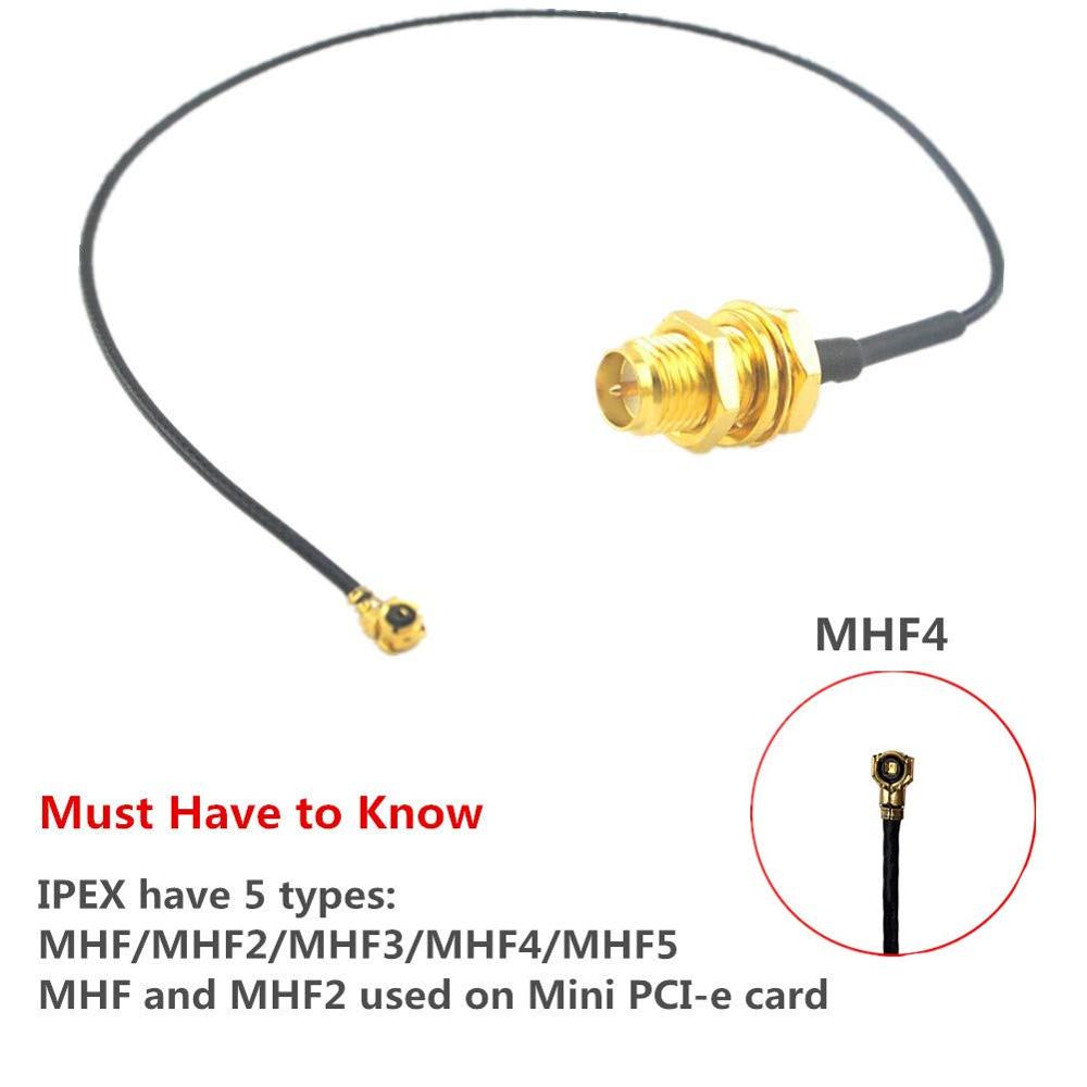 Cáp Anten Wireless IPEX4 có Đầu Bắt Ốc Jack SMA