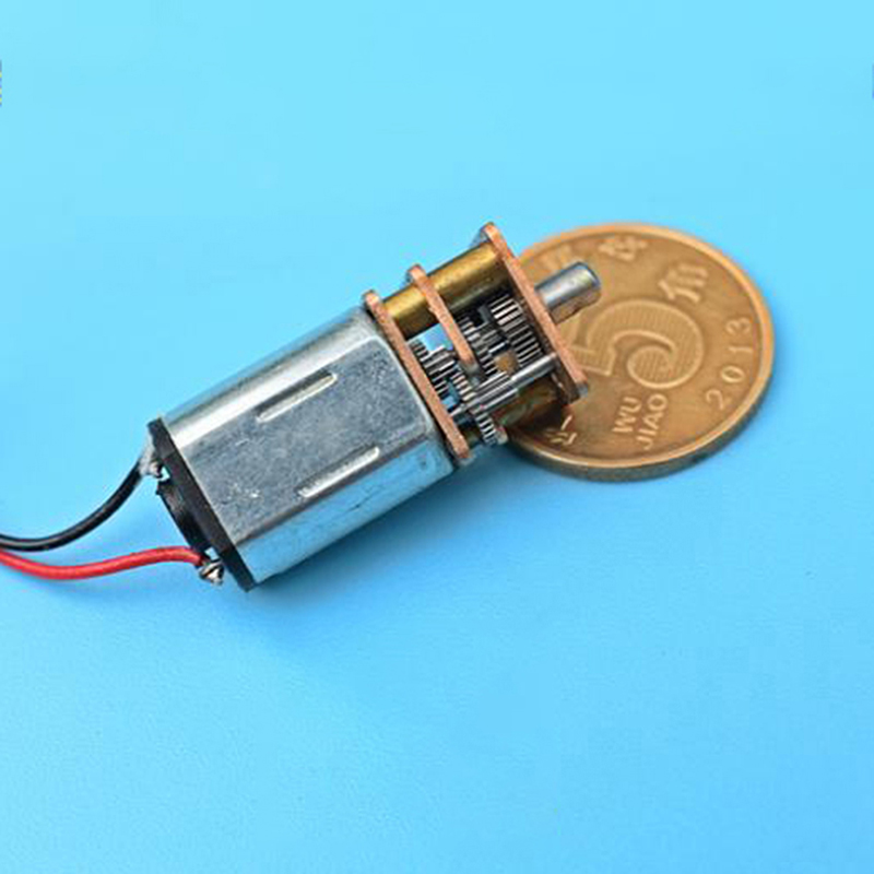 DC3V-6V 5V 28RPM Slow Speed Reducer Micro Mini N20 Full Metal Gearbox ...