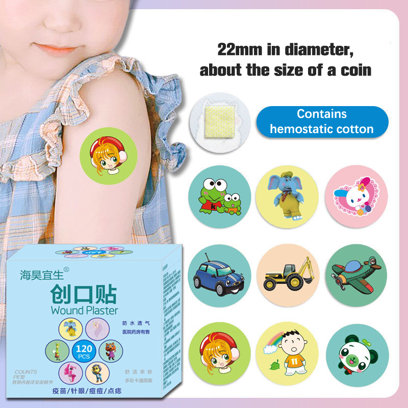 20/50/100Pcs/box%20Waterproof%20Breathable%20Round%20Band%20Aids%20Adhesive%20for%20Children%20Wound%20Care%20First%20Aid%20-%20Image%208