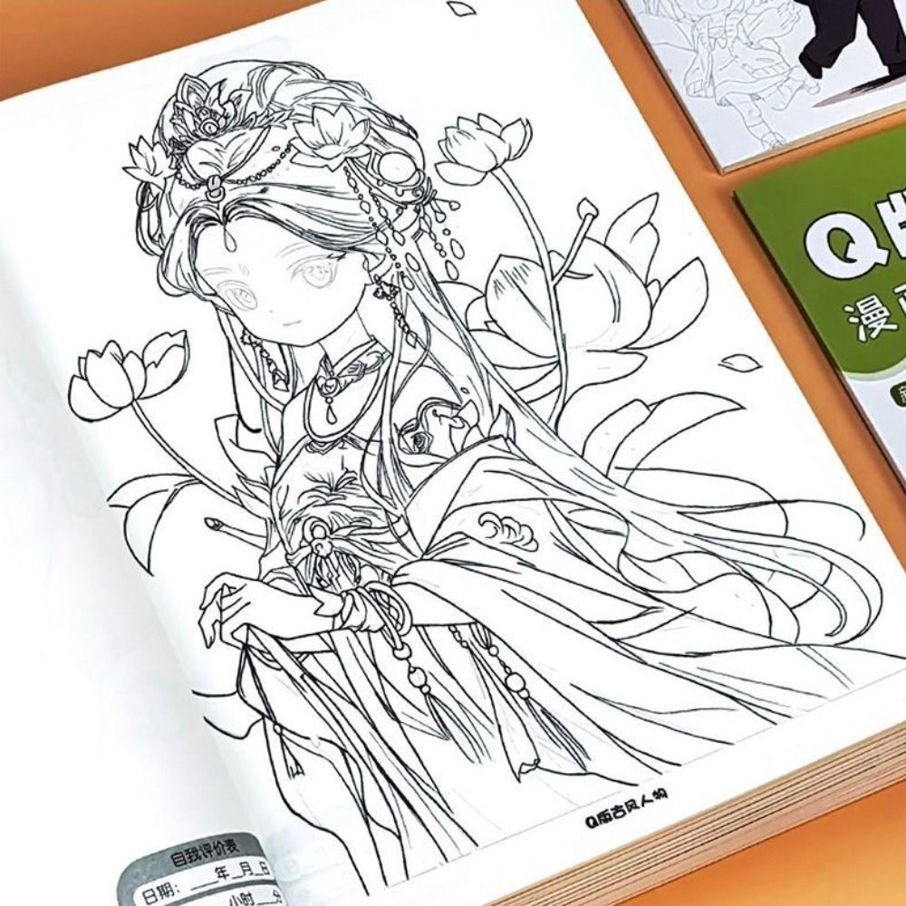 Novice Zero Basic Manga Sketching Tutorial Tracing Practice Comics Line ...