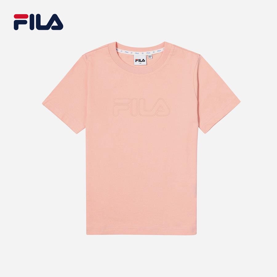 Fila áo thun tay ngắn thể thao trẻ em essential fk2rsf2101x-peh