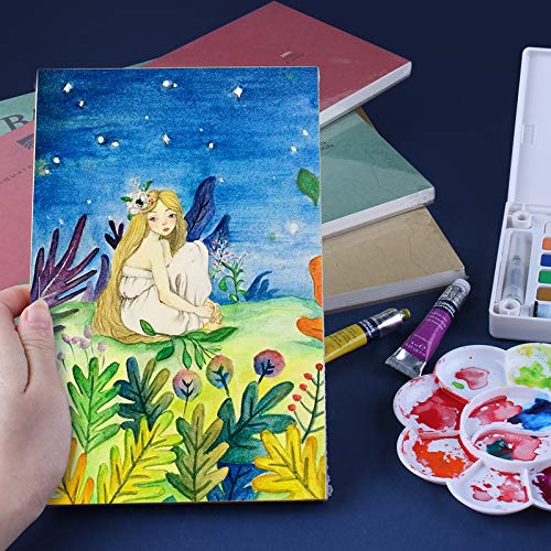 [Space Art Store] Giấy Vẽ Màu Nước BAOHONG 300gsm Vân Rough (xấp 20 tờ)