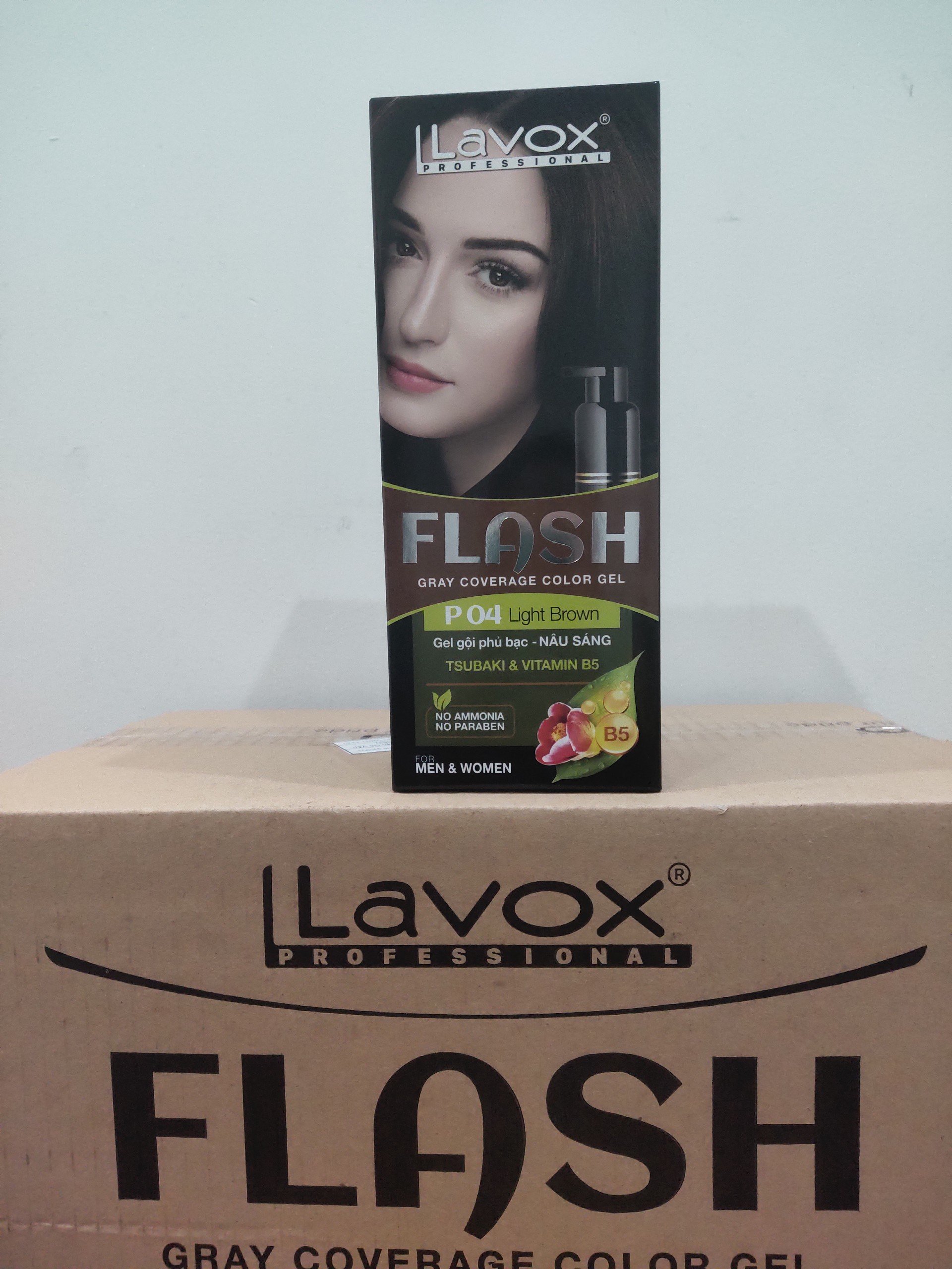 Dầu Gội phủ Bạc Lavox Flash- Dung tích lớn 200ml