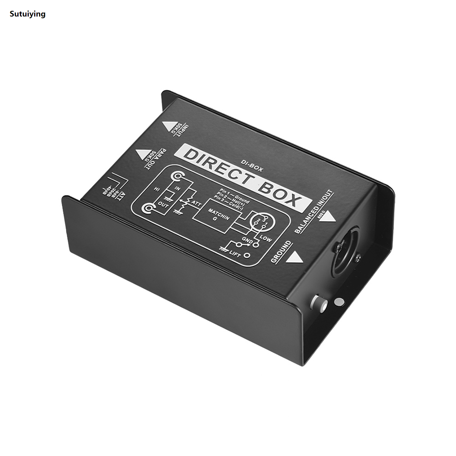 Sutuiying Single Channel Passive DI-Box Direct Injection Audio Box ...