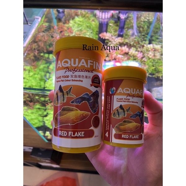 Cám lá aquafin. thức ăn cho cá 7 mầu, guppy, ... . rain aqua