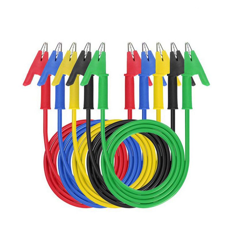 Dây kẹp silicon 2 đầu cá sấu 1m