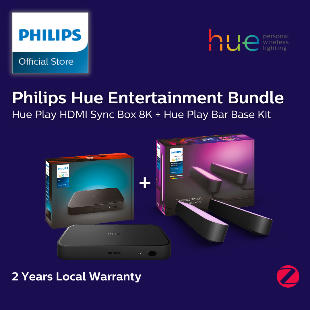 Philips Hue Entertainment Bundle (Philips Hue Play HDMI Sync Box