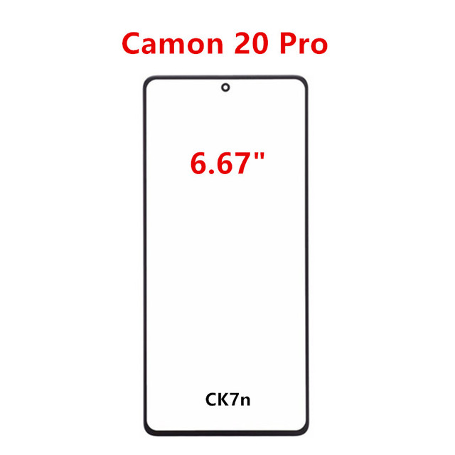 3pcs%20Front%20Screen%20For%20Tecno%20Camon%2020%20Pro%205g%20Premier%20Ck9n%20Ck8n%20Ck7n%20Touch%20Panel%20Lcd%20Display%20Out%20Glass%20Replace%20Repair%20Part%20Oca%20-%20Image%204