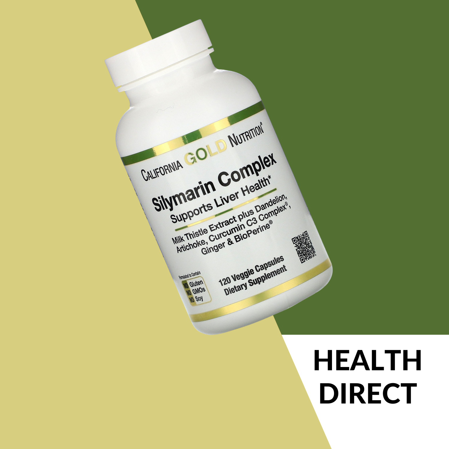 California Gold Nutrition Silymarin Complex Liver Health Milk Thistle ...