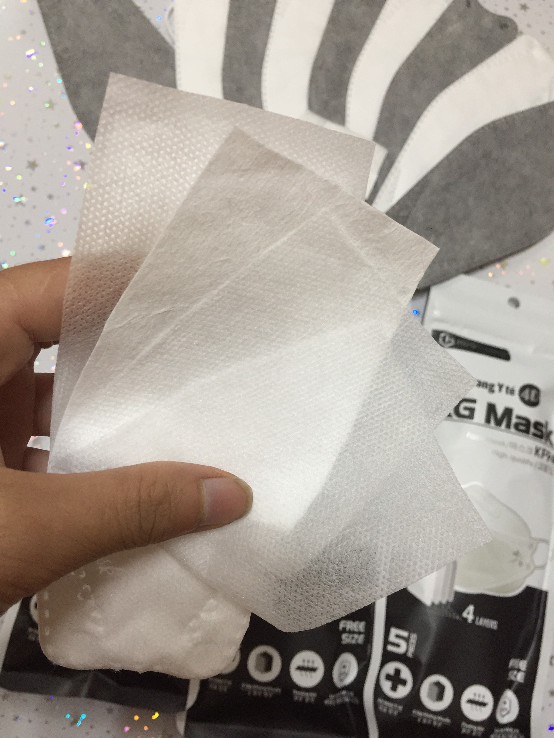 (Gói 5 Cái) Khẩu Trang 4D KG Mask - Chuẩn Lọc Bụi KF94 Hàn Quốc