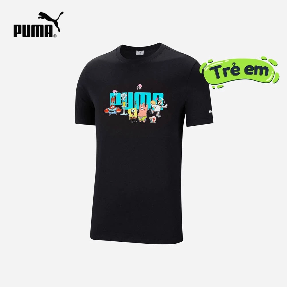 Puma áo thun thể thao trẻ em x spongebob logo - 67366801