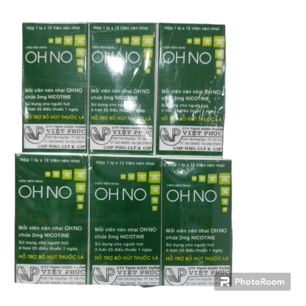 Viên Nhai Hỗ Trợ Bỏ Hút thuốᴄ Lá OHNO (12 viên)