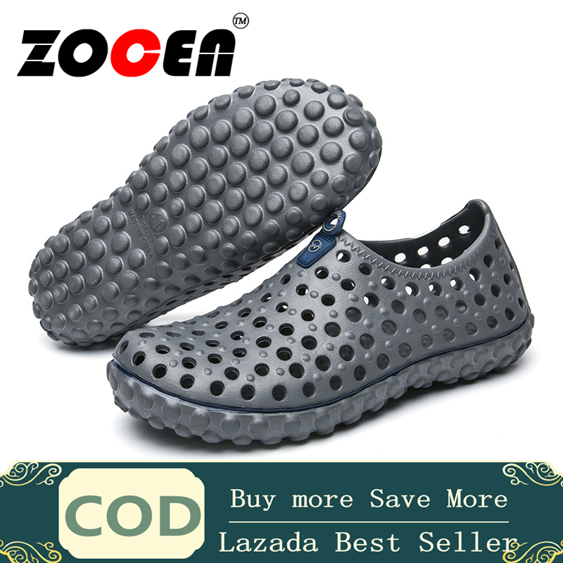 Giày nhựa dành cho nam thích hợp đi nước chống trơn trượt ZOCEN làm từ cao