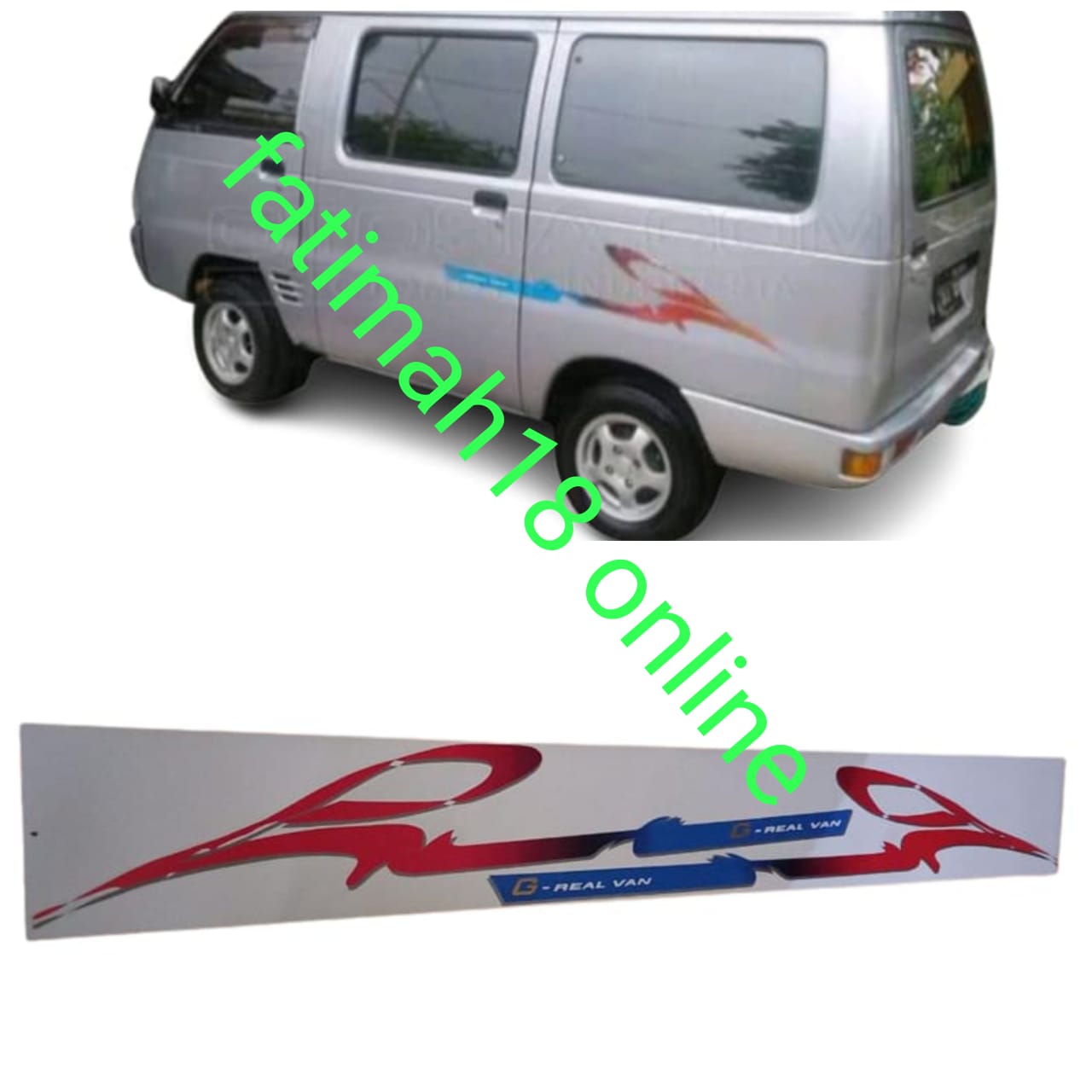 STIKER STRIPING BODY mobil MINIBUS CARRY FUTURA 1.5 REAL VAN | Lazada ...