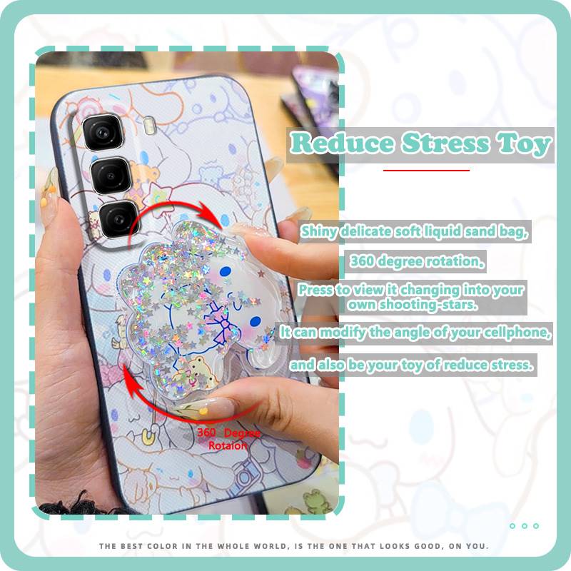 TPU%20Waterproof%20Phone%20Case%20For%20infinix%20Hot50%20Pro+/X6880%20Rotatable%20stand%20Fashion%20Design%20Dirt-resistant%20protective%20Cartoon%20-%20Image%203