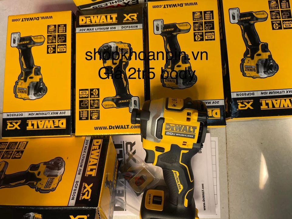 Máy vặn vít dùng pin 20v dewalt dcf850n