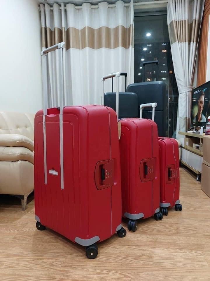 Vali Samsonite S'CURE - Khoá ngoàm - Siêu nhẹ - Made in EU xịn sò - HANGDUC88